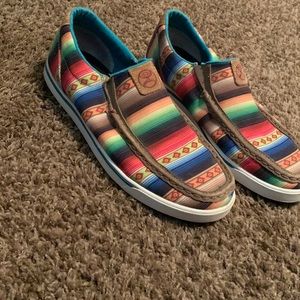 Twisted X Hooey Serape Slip Ons